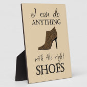 Die richtigen Schuhe Fotoplatte (Seite)