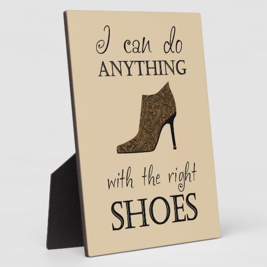 Die richtigen Schuhe Fotoplatte (Seite)