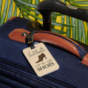 Die richtigen Schuhe Gepäckanhänger
