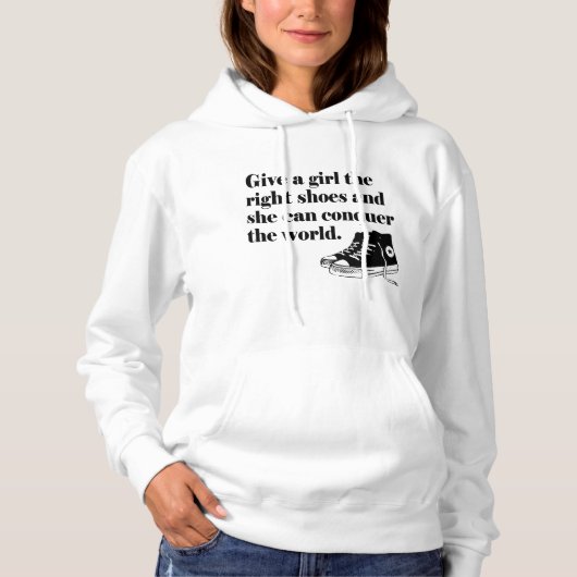Die richtigen Schuhe Hoodie (Vorderseite)