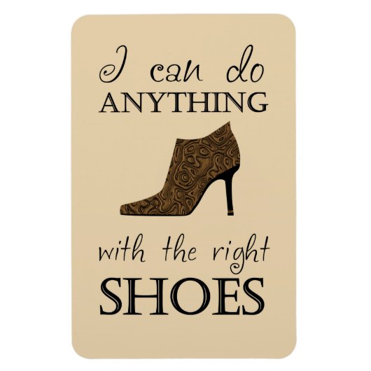 Die richtigen Schuhe Magnet (Vertikal)