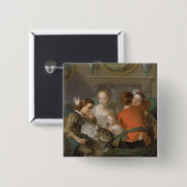 Die Richtung der Touch, c.1744-47 (Öl auf Button (Vorne & Hinten)