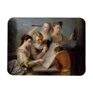 Die Richtung des Anblicks, c.1744-47 (Öl auf Magnet