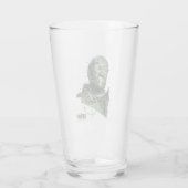 Die Riddler-Grafik Glas (Rückseite)