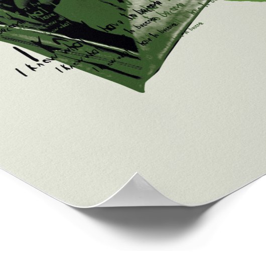 Die Riddler-Grafik Poster (Ecke)