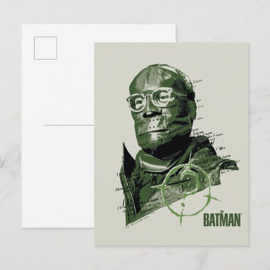 Die Riddler-Grafik Postkarte (Vorne/Hinten)
