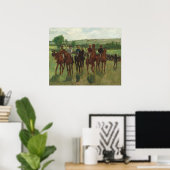 Die Rider - Edgar Degas Fine Art Poster (Heimbüro)