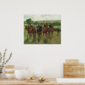 Die Rider - Edgar Degas Fine Art Poster (Küche)