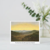 Die Riesengebirge von Caspar David Friedrich Postkarte (Stehend Vorderseite)