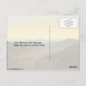 Die Riesengebirge von Caspar David Friedrich Postkarte (Rückseite)