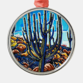 Die riesiger Saguaro-runde Verzierung Ornament Aus Metall