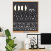 Die Rigma-Maschine Poster (Heimbüro)