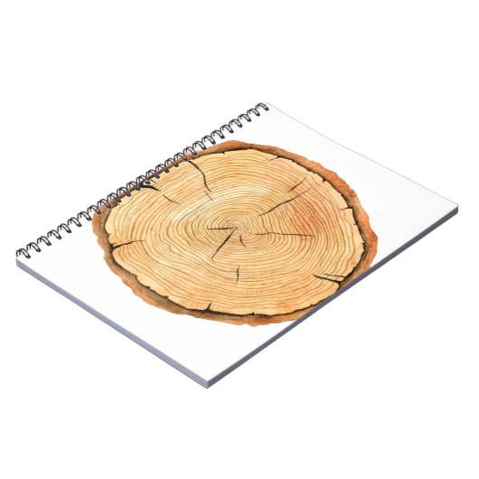 Die Ringe der Natur: Triumph der Baumtextur Notizblock (Linke Seite)