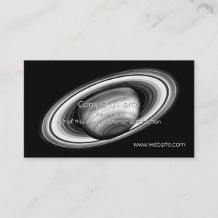 Die Ringe des Gasriesen Saturn - Bild des Sonnensy Visitenkarte