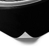 Die Ringe des Gasriesen Saturn - Planetenbild Poster (Ecke)