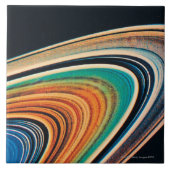 Die Ringe von Saturn Fliese (Vorderseite)