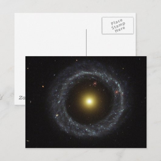 Die Ringgalaxie Postkarte (Vorne/Hinten)