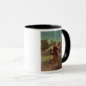 Die Ringkämpfer, 1853 Tasse (VorderseiteRechts)