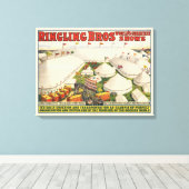 Die Ringling Bros. Zirkus Leinwanddruck (Insitu (Holzboden))