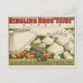 Die Ringling Bros. Zirkus Postkarte (Vorderseite)