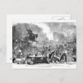 Die Rioten der Bristol-Reform Postkarte (Vorne/Hinten)