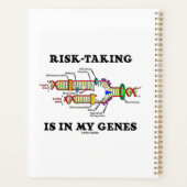 Die Risikobereitschaft liegt in meinem DNA-Replika Planer (Rückseite)