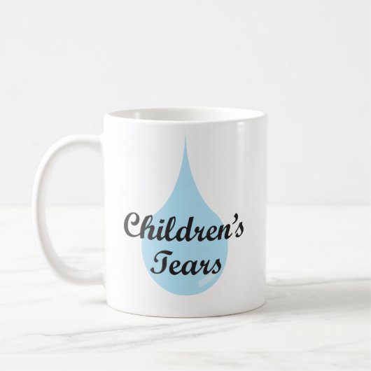Die Riss-Tasse der Kinder Kaffeetasse (Links)