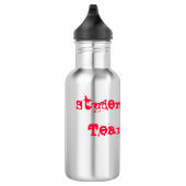Die Risse meiner Studenten Edelstahlflasche (Rechts)