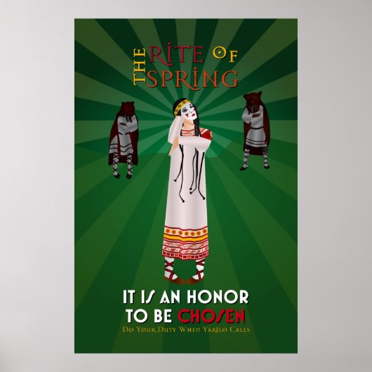 Die Rite der Heiden Propaganda Poster (Vorne)