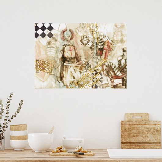 Die Ritter Templar Poster (Küche)