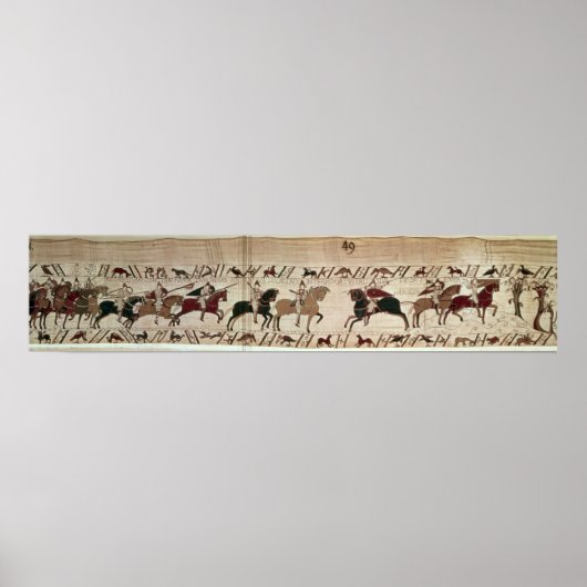 Die Ritter von Duke William kommen an, um einen Ka Poster (Vorne)