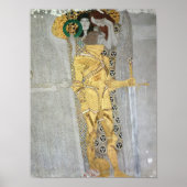 Die Ritterdetails der Beethoven-Frieze Poster (Vorne)