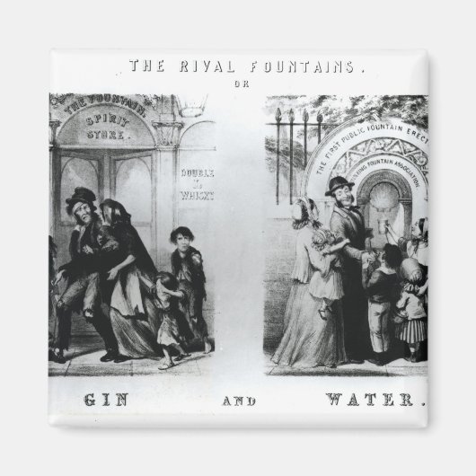 Die rivalisierenden Brunnen oder das Gin und Wasse Magnet (Vorne)