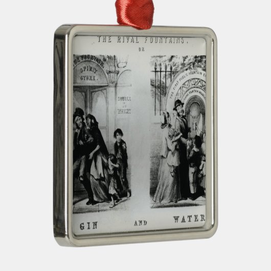 Die rivalisierenden Brunnen oder der Gin und das Silbernes Ornament (Rechts)