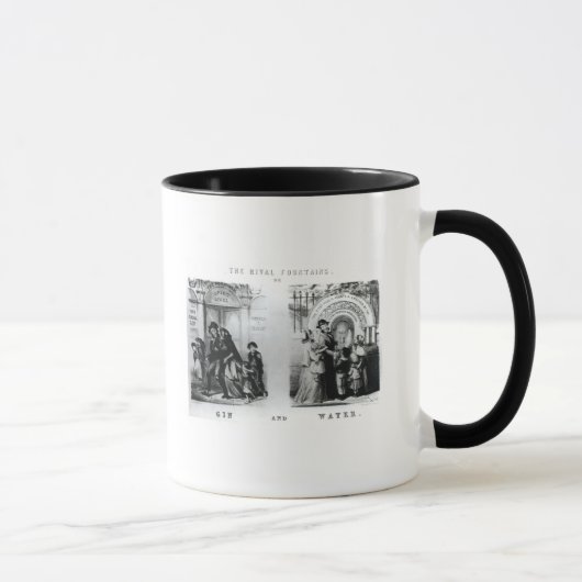 Die rivalisierenden Brunnen oder der Gin und das Tasse (Rechts)