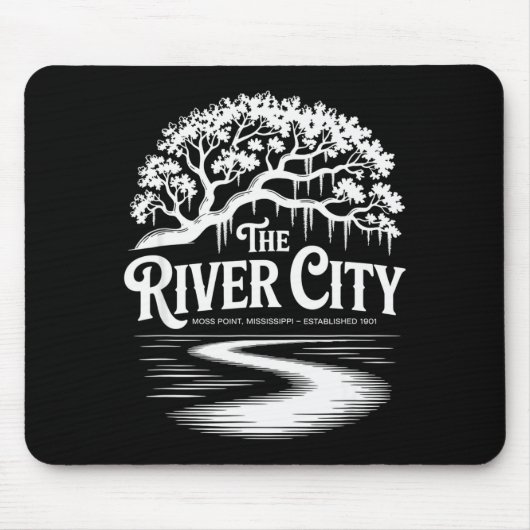 Die River City Moss Int Live Oak Est. 1901 Mousepad (Vorne)