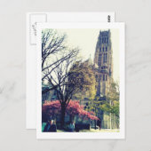 Die Riverside Kirche Postkarte (Vorne/Hinten)