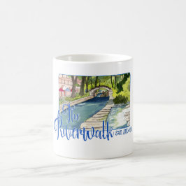 Die Riverwalk, San Antonio, Texas Kaffeetasse