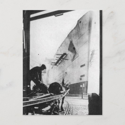 Die RMS Queen Mary Postcard Collection Postkarte (Vorderseite)