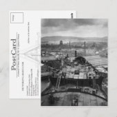 Die RMS Queen Mary Postcard Collection Postkarte (Vorne/Hinten)
