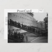 Die RMS Queen Mary Postcard Collection Postkarte (Vorne/Hinten)