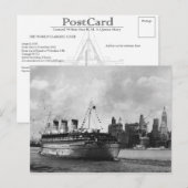 Die RMS Queen Mary Postcard Collection Postkarte (Vorne/Hinten)