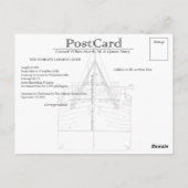 Die RMS Queen Mary Postcard Collection Postkarte (Rückseite)