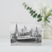 Die RMS Queen Mary Postcard Collection Postkarte (Stehend Vorderseite)