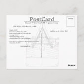 Die RMS Queen Mary Postcard Collection Postkarte (Rückseite)