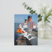 Die RMS Queen Mary Postcard Collection Postkarte (Stehend Vorderseite)