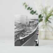 Die RMS Queen Mary Postcard Collection Postkarte (Stehend Vorderseite)
