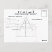 Die RMS Queen Mary Postcard Collection Postkarte (Rückseite)