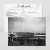 Die RMS Queen Mary Postcard Collection Postkarte (Vorne/Hinten)