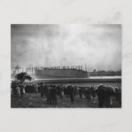 Die RMS Queen Mary Postcard Collection Postkarte (Vorderseite)